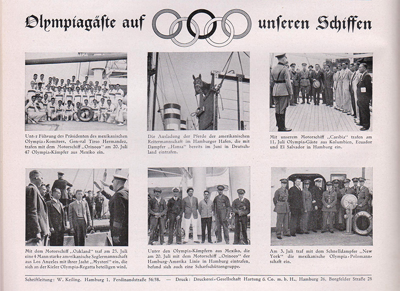 Hapag Nachrichten, August 1936