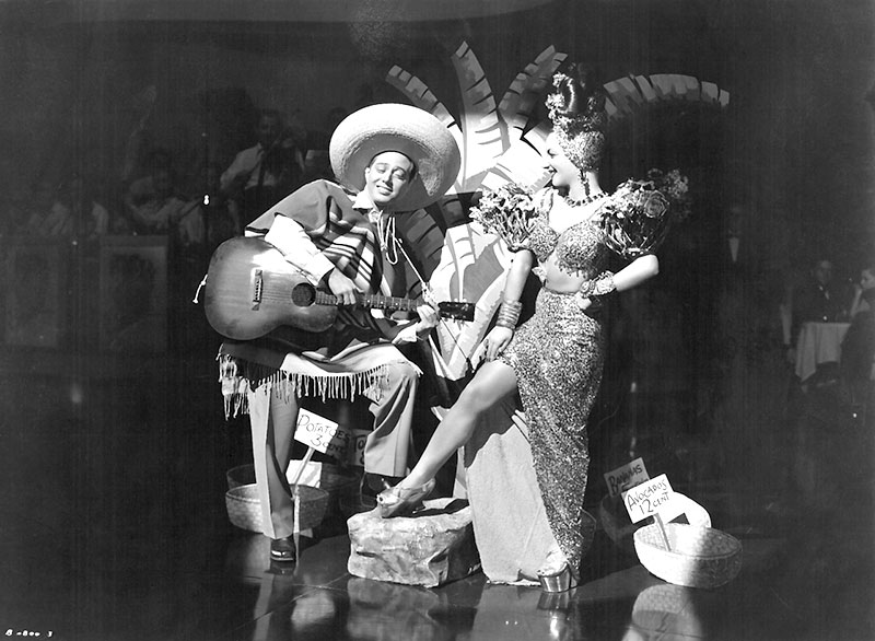 Andy Russell und Carmen Miranda in Copacabana, 1947